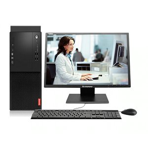 聯(lián)想（Lenovo）啟天M415 商用辦公臺式機(jī) I5-7500/4G/1TB+120G SSD/ 集顯/改配 23英寸液晶