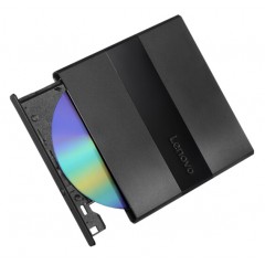 聯(lián)想（Lenovo）8倍速 USB2.0 外置光驅(qū) DVD刻錄機 移動光驅(qū) 黑色(兼容Win7/8/10/XP/蘋果MAC雙系統(tǒng)/DB75-Plus